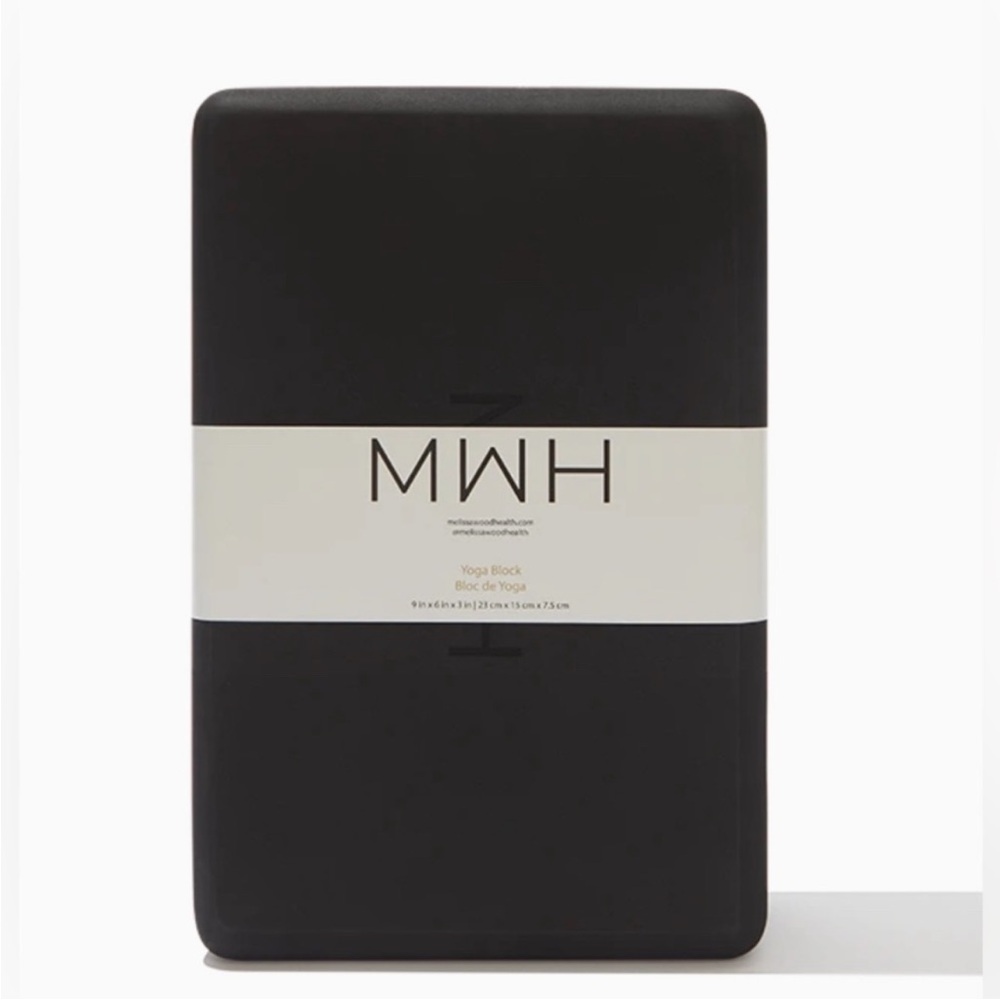 MWH Black Yoga Block NWT